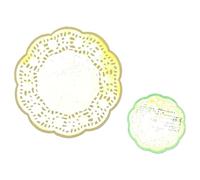 Sizzix Thinlits, set di fustelle Doily Duo by 49 & Market, 4 fustelle