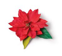 Sizzix Die 5PK Poinsettia Set di Fustelle Thinlits 5 pz 664817 by Jennifer Ogborn, Elegante Stella di Natale, Taglia unica