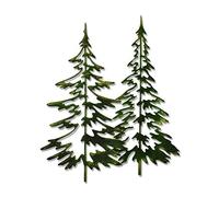 Sizzix Thinlits Woodlands Set di Fustelle Dettagliate di Tim Holtz per Papercraft a Tema Naturale e Scenari - 2 Pezzi