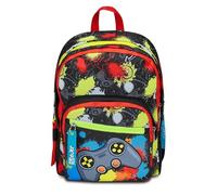 Zaino Seven SJ Gang Doppio Scompartimento + Astuccio 3 Zip Ever Playjam Boy