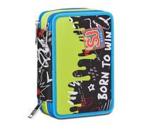 SJ GANG SEVEN ASTUCCIO 3 ZIP SCUOLA 2024 MODELLO BORN TO FUN