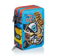SJ Gang ASTUCCIO SCUOLA - SJ GANG ANIMALI DA SJ BOY - con Pennarelli, matite ecc