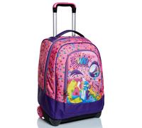 SJ GANG STYLE JAM GANG Big Trolley Set Di Bagagli, Unisex - Bambini e ragazzi, Rosa, Taglia Unica