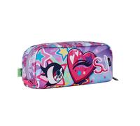 SJ GANG STYLE JAM GANG Facce Bustina Portapenne, Rosa, Accessori Scuola, Accessori Zaino, Bambine e ragazze