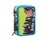 SJ GANG SEVEN ASTUCCIO 3 ZIP SCUOLA 2024 MODELLO BORN TO FUN