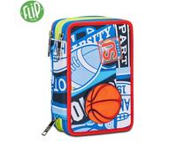 SJ GANG SEVEN ASTUCCIO 3 ZIP SCUOLA 2024 MODELLO REALBASKET