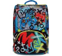 Sj Gang Seven Zaino Scuola Sdoppiabile estensibile Big Glitzled boy 2023 Bambino