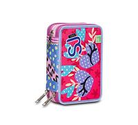 ASTUCCIO SJGANG facce da sj astuccio 3 zip PERWINCKLE ND scelta=P PERWINCKLE 30