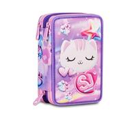 Astuccio 3 Zip SJ Gang Glowcat 3D Completo 45 Pezzi