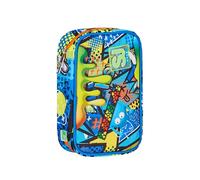 Seven Astuccio Speed Case Sphere Full Boy Blu – Mono scomparto con portapenne e plance amovibili