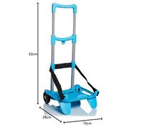 SEVEN Be Box top turchese fluo - trolley portazaino