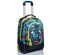 SJ GANG STYLE JAM GANG Big Trolley Bagagli- Set di bagagli, Unisex - Bambini e ragazzi, Nero, Taglia unica