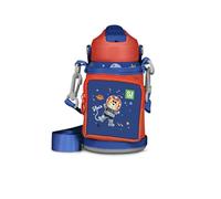 SJ GANG STYLE JAM GANG Borraccia con portaborraccia, in acciaio Inox Bpa Free,Mantenimento temperatura: caldo 12h/freddo 24h, bambini