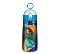 SJ GANG STYLE JAM GANG Borraccia Termica in Acciao Inox, Animali, Drago, Blu, 0,5 L, Borraccia Scuola e Tempo Libero, Bambino