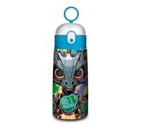 SJ GANG STYLE JAM GANG Borraccia Termica in Acciao Inox, Animali, Blu, Drago, 0,5 L, Borraccia Scuola e Tempo Libero, Bambino