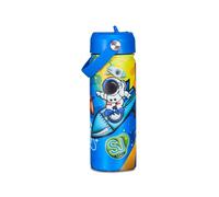 SJ GANG STYLE JAM GANG Borraccia Termica in Acciao Inox, Blu Giallo, 0,5 L, Borraccia Scuola e Tempo Libero, Bambino