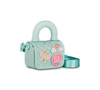 SJ GANG STYLE JAM GANG Borsetta GIRLY PINS, Verde menta, Doppio utilizzo, Tracolla regolabile e amovibile, Personalizzabile tramite pins, Tempo libero, Viaggio, Idea regalo bambina
