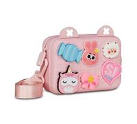 SJ GANG STYLE JAM GANG Borsetta Personalizzabile Rosa Per Bambine Con Pins Amovibili E Tracolla Regolabile