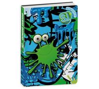 SJ GANG STYLE JAM GANG Diario Scuola Datato Standard 10 Mesi, Multicolore, Accessori Zaino, Bambino