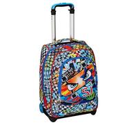 ZAINO TROLLEY SJGANG facce da sj big zaino trolley 2 r TURCHESE FLUO ND scelt