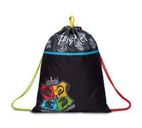 Seven Sacca Zaino Scuola Harry Potter, Nero, The Magical Creatures, Easy Bag Con Chiusura Couilisse, Sacca Zaino Bambini Sport e Viaggio