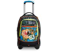 Trolley Scuola Jack 2 Ruote - Sea Pirate SJ Boy Bambino - Zaino Sganciabile - Doppio Uso