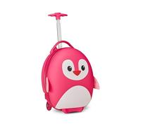 SJ GANG STYLE JAM GANG Trolley Rigido Scuola per Bambini, Fancy Animals, Fucsia, Fantasia Pinguino, Scuola e Tempo Libero