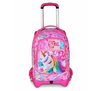ZAINO TROLLEY SJ SEVEN JACK 3 RUOTE FLYUNICORN GIRL