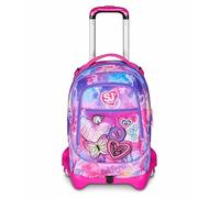 ZAINO TROLLEY SJ SEVEN JACK 3 RUOTE TINYPATCH GIRL