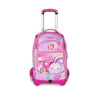 ZAINO TROLLEY SJ SEVEN JACK 3 RUOTE FANTASYS GIRL