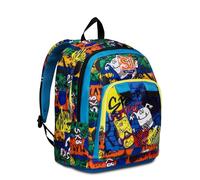 SJ Gang Style Jam Gang Zaino ADVANCED CRITTY BOY - Doppio scomparto, tasche, 31 lt, Blu