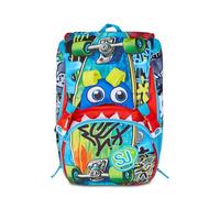SJ GANG STYLE JAM GANG Zaino Scuola Estensibile Big, Celeste, Zaino con Divisorio Interno, Tasca Superiore con Antenne Srotolabili, Tasca per Borraccia, 24 L, Zaino Scuola Elementare, Bambino