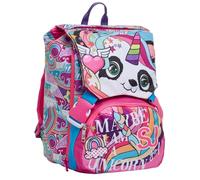 SJ Gang Zaino Scuola Estensibile, Rosa Fucsia, Cuccioli Da SJ, Zaino Doppio Scomparto - Zaino Scuola Elementare Bambina