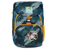 SJ Gang Style Jam Gang Zaino Scuola Microlight – 21 L, Tasca porta borraccia, Multicolore