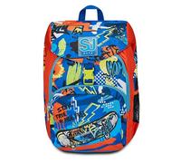 SJ GANG STYLE JAM GANG Zaino Scuola Primino, Blu, TrickyLed, Mono Scomparto, Zaino Scuola Elementare, Zaino Bambino