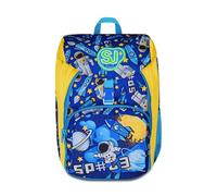SJ GANG STYLE JAM GANG Zaino Scuola Primino, Blu, Zaino Monoscomparto con doppia tasca frontale, 20 L, Zaino Scuola Elementare, Zaino Bambino