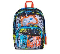 SJ GANG STYLE JAM GANG Zaino Scuola Zaino Doppio Scomparto SJ Ever, Multicolore, Zaino Doppio Scomparto e Tasca per Borraccia, 30 L, Zaino Scuola Elementare e Media, Zaino Bambino