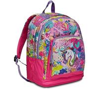 SJ Gang ZAINO scuola ADVANCED - unicorno - doppio scomparto rosa bambina