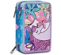 Sj Gang Zaino scuola Sdoppiabile Estensibile e/o Astuccio 3 zip Uniwing girl 23