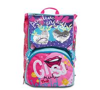 SJ Gang Zaino Scuola Sdoppiabile Seven Big Facce Girl, Unica, Rosa