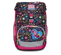 SJ Gang Zaino Scuola Updown Soft, Rosa, Colorful Panda, Monoscomparto con Cinghia Vita Regolabile, Tasca Laterale con Zip, Tasca in Rete Per Borraccia, Zaino Scuole Elementari, Medie, Bambina, Ragazza