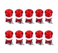 SJ@JX 10 PCS Arcade Game Push Buttons with Microswitch Logo X Y Start Select for PC MAME Raspberry Pi