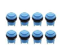 SJ@JX 8X Arcade 28mm Pulsante Tastiera MX Microswitch Vite in Tipo Pulsante per Arcade Game MAME Jamma Joystick Raspberry Pi Machine UA Blu