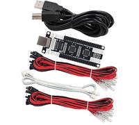 SJ@JX Arcade Game 2 Player USB Encoder Board Macro Command Zero Delay Gamepad Button Joystick Controller for Nintendo Switch PC PS3 Raspberry Pi