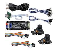 SJ@JX Arcade Game Encoder Tri-mode Bluetooth 2.4G USB Macro 3D Joystick SOCD Controller Button Wireless Pro Controller for PS4 Dualshocked 4 Nintendo Switch IOS Android Playstation 3 Raspberry Pi PC