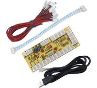 SJ@JX Arcade USB Encoder Fight Stick Raspberry Pi Joystick Button PC MAME Retro Pie Zero Delay USB 5V Encoder Board