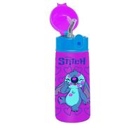 SJ Seven Borraccia realizzata per STITCH, Borraccia Termica in Acciaio Inox Interno Esterno, Mantenimento Temperatura fino a 24h, Borraccia Scuola Bambino - Bottle Termica