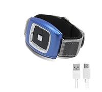 SJASD Dispositivo Anti-russamento, Dispositivo per Smettere di Russare Smettere di Russare Orologio da Polso Intelligente Soluzione per Anti-russare Aiuti, 3 modalità e 6 Marce,USB Ricaricabile,Blu