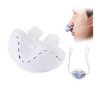 SJASD Elettronico Dispositivo Anti-russamento,Mini CPAP Dispositivo per Smettere di Russare,Anti Russare Dispositivi per Migliora la Respirazione,Naso nasale Dilatatore,USB Ricaricabile