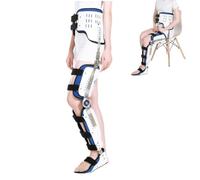 SJASD Ortesi per Anca, Ginocchio,Caviglia Piede Ortesi,Supporto Regolabile per Articolazione Dell'Anca,Staffa di Fissaggio per Fratture delle Gambe Piedi E Ortesi Sinistra Destra,Left